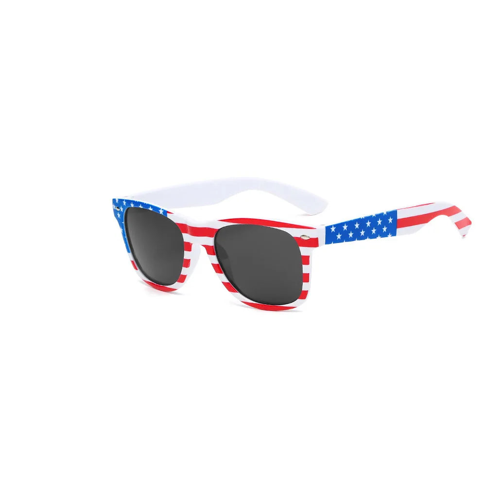 USA Flag Sunglasses Festival Party Mask Fashion Dark Sun Glasses Personalized Adult Kid Prom Jewelry Decoration Wholesale