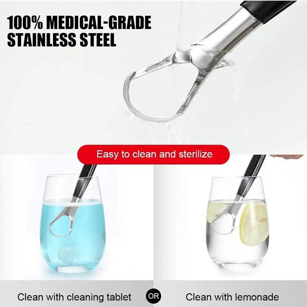 Tongue Scraper Cleaner For Adults Stainless Steel Tongue Cleaning Tools