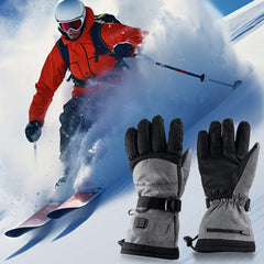 Electric Heated Motorcycle Gloves Heating Waterproof Mittens Touch Screen Hand Warmers Snowboard Gloves for Men Women