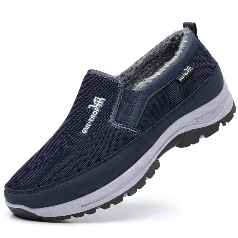 Men's Warm Tennis Shoes Comfortable Flat Casual Shoes