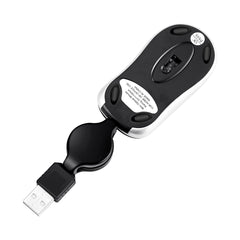 Retractable Mini Wired Mouse