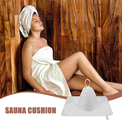 1 Set of Sauna Hat and Pad Set Supple Felt Bathing Hat Kit Thickened Felt Sauna Hat Set