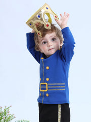 Toddler Boys Prince Costume Halloween Fireman Police Prisoner Pilot Outfit