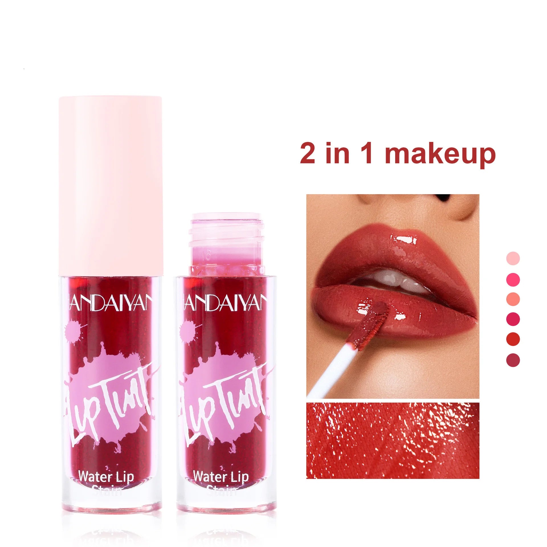 Lip Stain Waterproof Dual-use Natural Effect Lips Eyes Cheeks Liquid Lip Tint