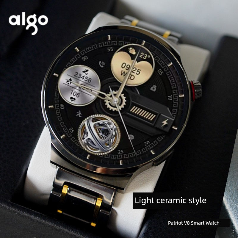 Aigo Men's Black Technology Ultimate Smart Watch