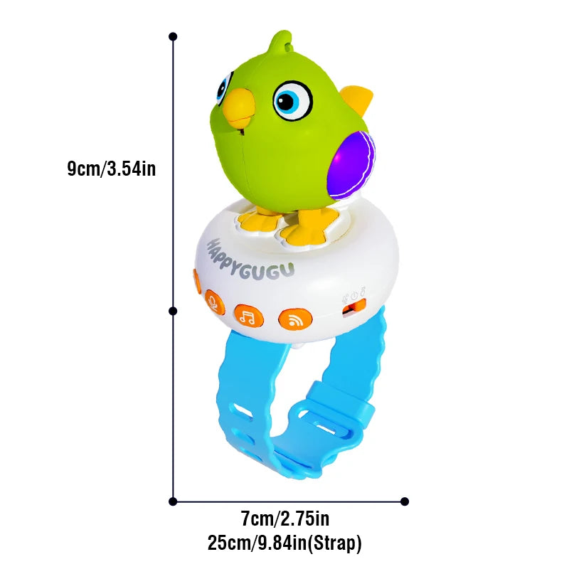 Bird Sound Controlled Induction Children's Watch Educational Toy