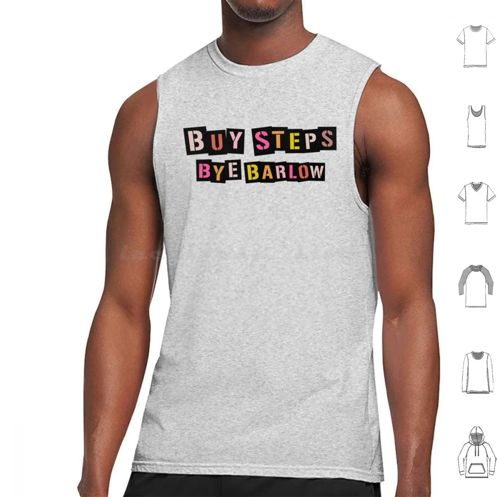 Buy Steps Tank Tops Print Cotton Logo Singer Songs Band Boyband Logo Mark Music Takethat