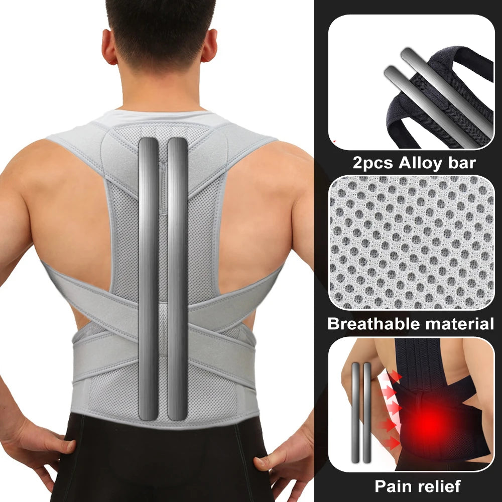 New Upper Back Posture Corrector Posture Clavicle Support Corrector Back Straight Shoulders