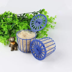 Bird Parrot Feeder Cage Fruit Vegetable Holder Cage Accessories Hanging Basket Container Toys Pet Budgie Cage Supplies