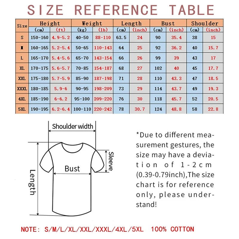 Vintage portrait Letter Printed T-shirt Men Cotton Unisex T-shirt