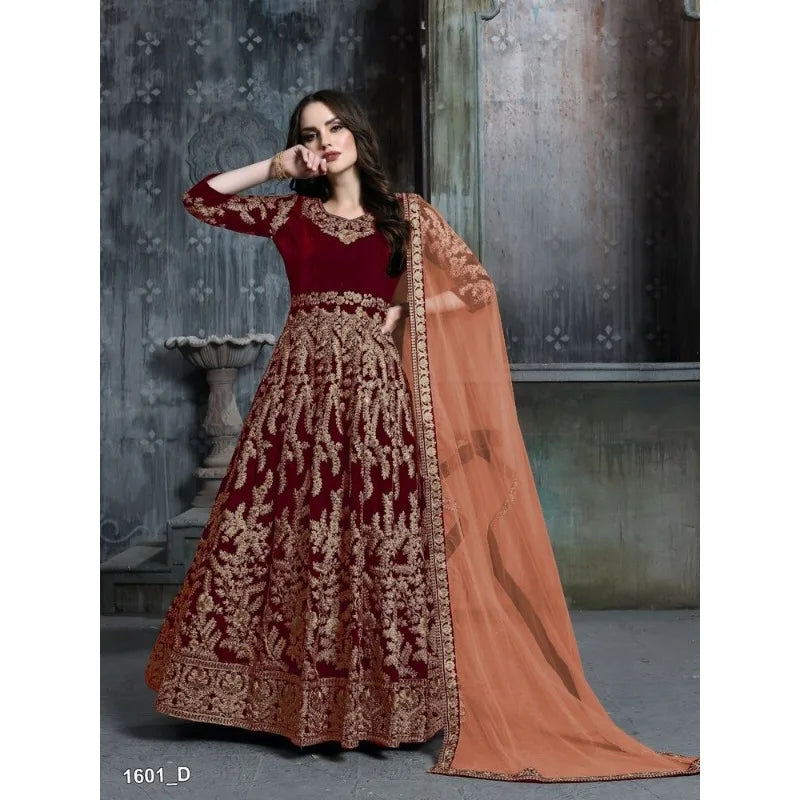 Pakistani Ethnic Anarkali Gown Indian Bollywood Designer Salwar Kameez Suits