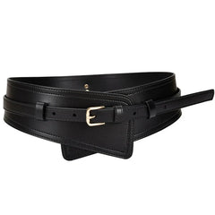 Cow Leather Girdle Women's Luxury Designer Fashion Trend Casual Clothing Accessories Gothic Pin Buckle Belt Korean Corset