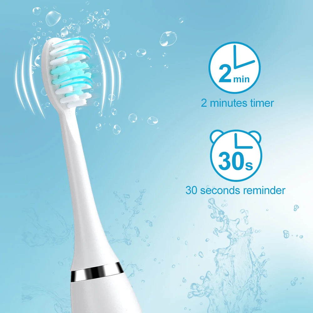 Portable Sonic Electric Toothbrush for Men and Women USB Rechargeable