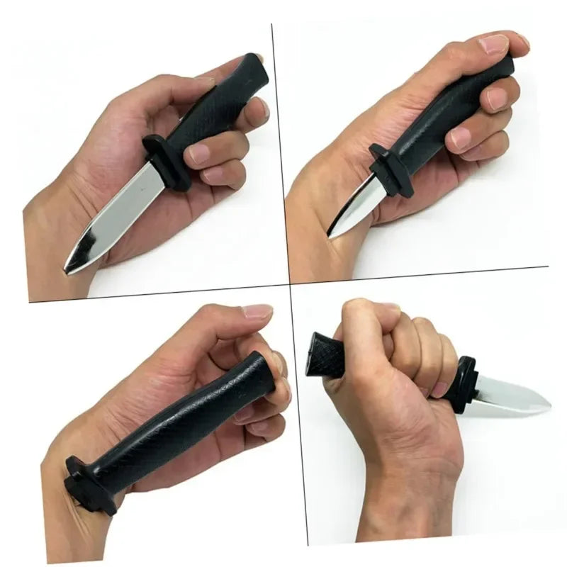 Halloween Props Fake Knives Joke Magic Plastic Retractable Knife Prank Props Knife Scary Trick Fake Dagger Prank Toy Fake Knife