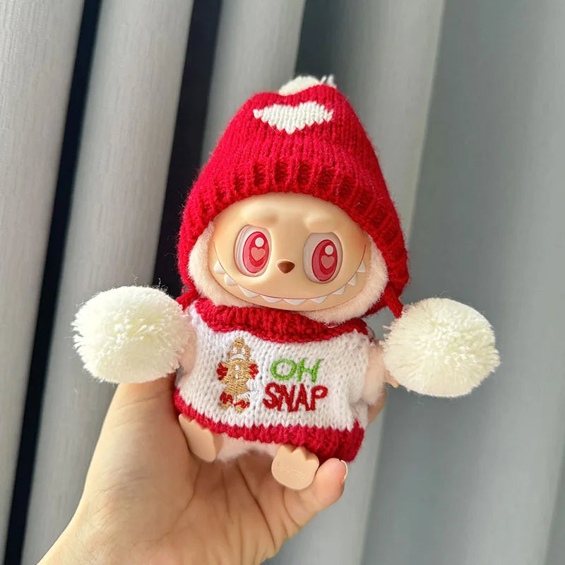 Cute Plush Doll'S Clothes Idol Dolls Sitting Party Christmas Clothing Sweater Accessories For Korea Kpop Exo