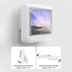 Bathroom Mobile Phone Holder Waterproof Touchable Case Wall Mounted