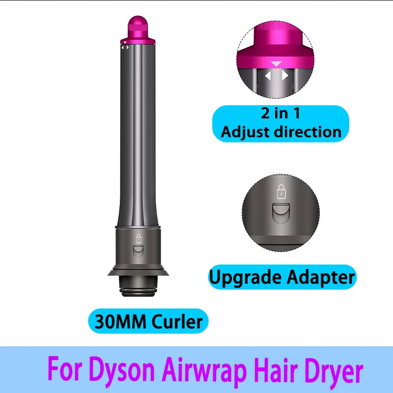 Supersonic Hair Dryer Curling Attachment 5in1 For Dyson Airwrap Automatic Hair Curler