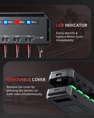 Automotive Moto Block Fuse LED Indicator