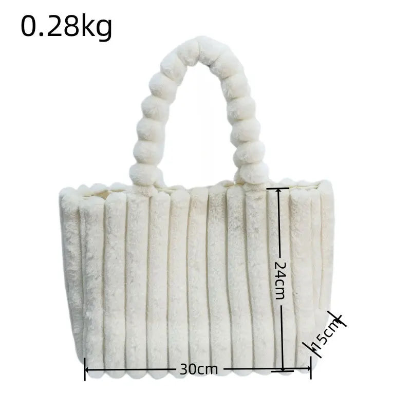 Fashionable Flow Large Capacity Casual Lightweight Corduroy Bag