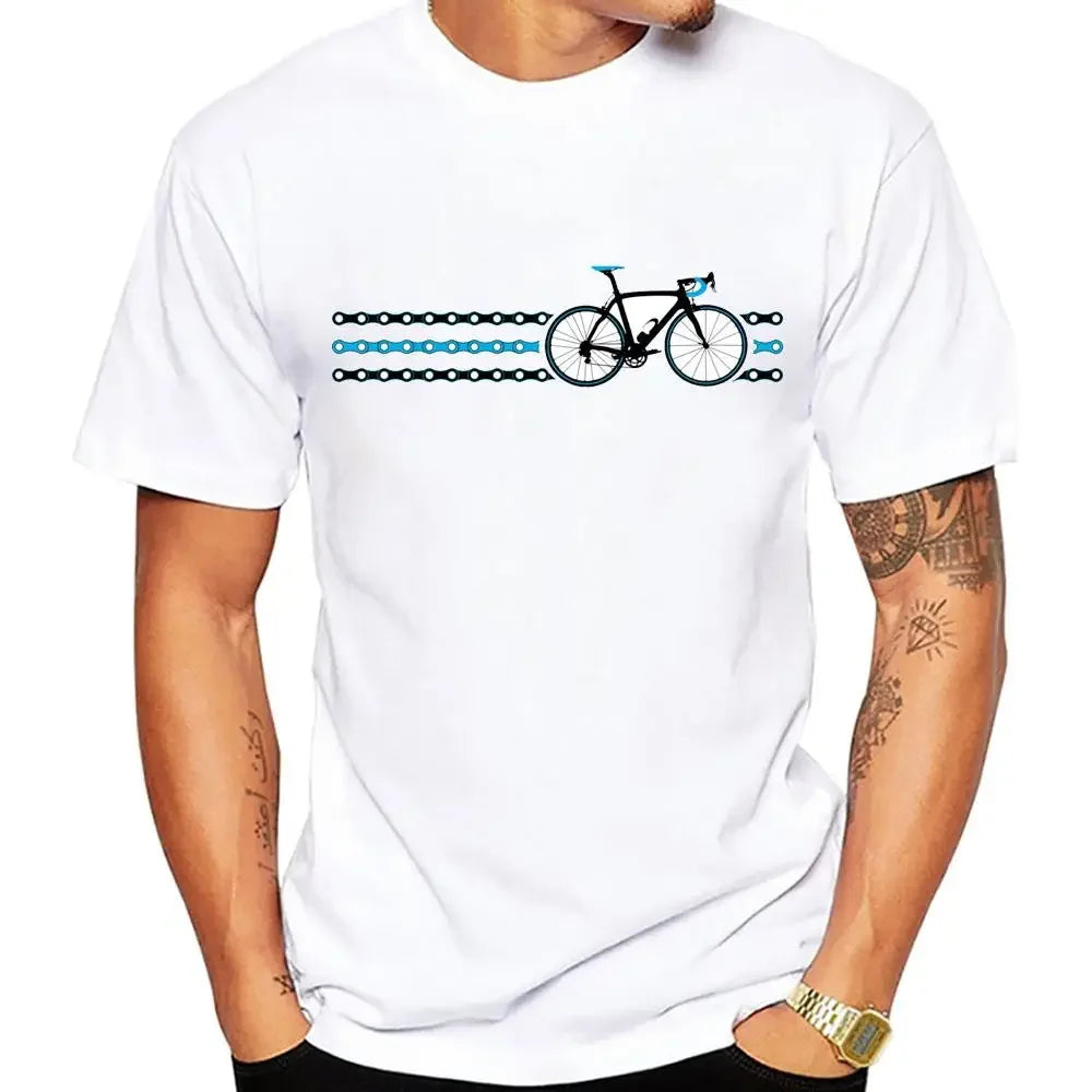 Scots Pine Mountain Bike T-Shirt Men Bicycle Jersey Cycling Adventure Tshirts