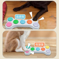 Audio Recording Button Integrated Soundboard Voice Machine Dog Cat Puzzle Intelligent Toys