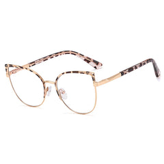 Hotony Blue Light Blocking Glasses Frame New Hot Women Fashion Alloy Eyeglasses Optical UV400 Prescription Female Spectacles