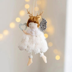 Christmas Ornaments Eco-friendly Angel Pendant Cloth Photo Props