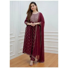 Salwar Kameez for Women Indian Embroidered Kurta Palazzo Sets Stitched