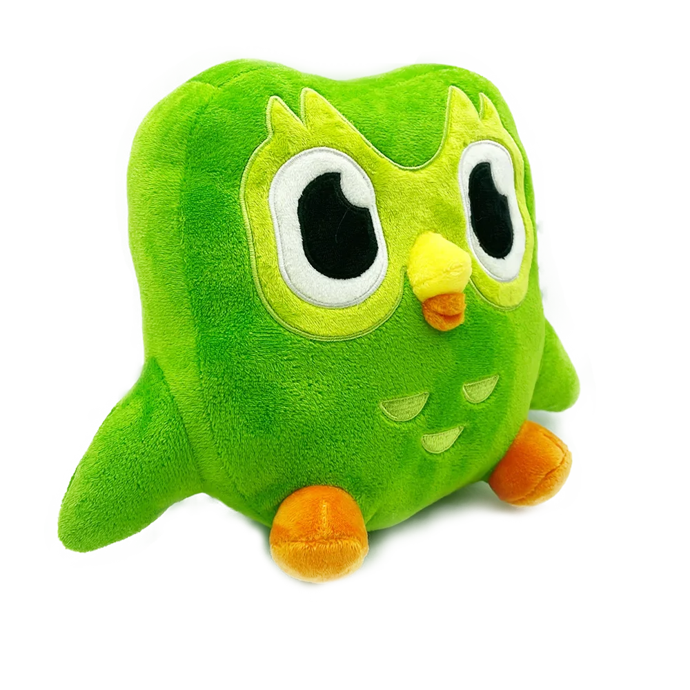 Lovely Green Duolingo Owl Plush Toy