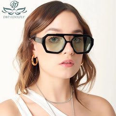 Fashion Hexagon Sunglasses Women Men Vintage PC Lens Frame