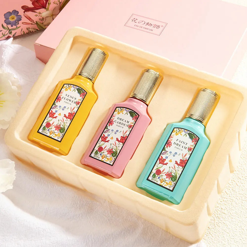 Brand Perfume Women 75ml Body Splash 3PCS Set Gift Box Pheromone Parfum