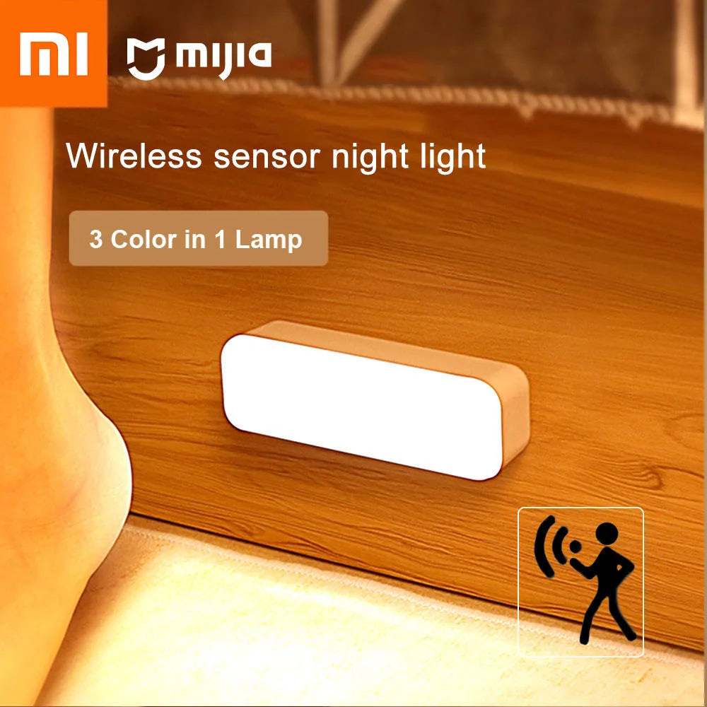 Xiaomi Night Lamp With Motion Sensor Rechargeable LED USB Night Light Wireless Led Bedside Table Lamp