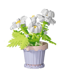 Flower with Pot Micro Building Blocks Toys - Intricate Floral Details