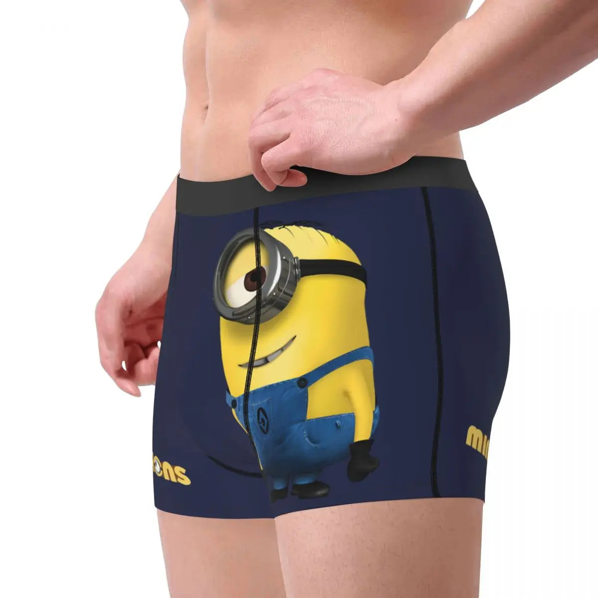 Despicable Me Minions Cute Minions Underpants Breathbale Panties Male Underwear Comfortable Shorts Boxer Briefs