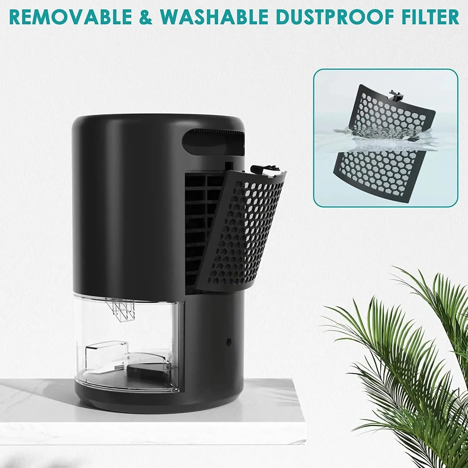 Small Household Air Dehumidifier Silent Moisture-proof Dryer in Bedroom Basement Office