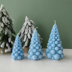 Bubble Ball Christmas Tree Aromatherapy Candle Ins Shooting Props Display Christmas Candle Holiday Decoration