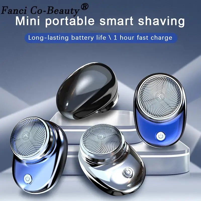 Electric Shaver Portable Razor Man Travel Attire Wet And Dry USB Rechargeable Shaver