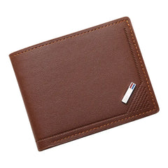 Thin Multi Card Large Capacity Horizontal Business Soft Leather Wallet for Men