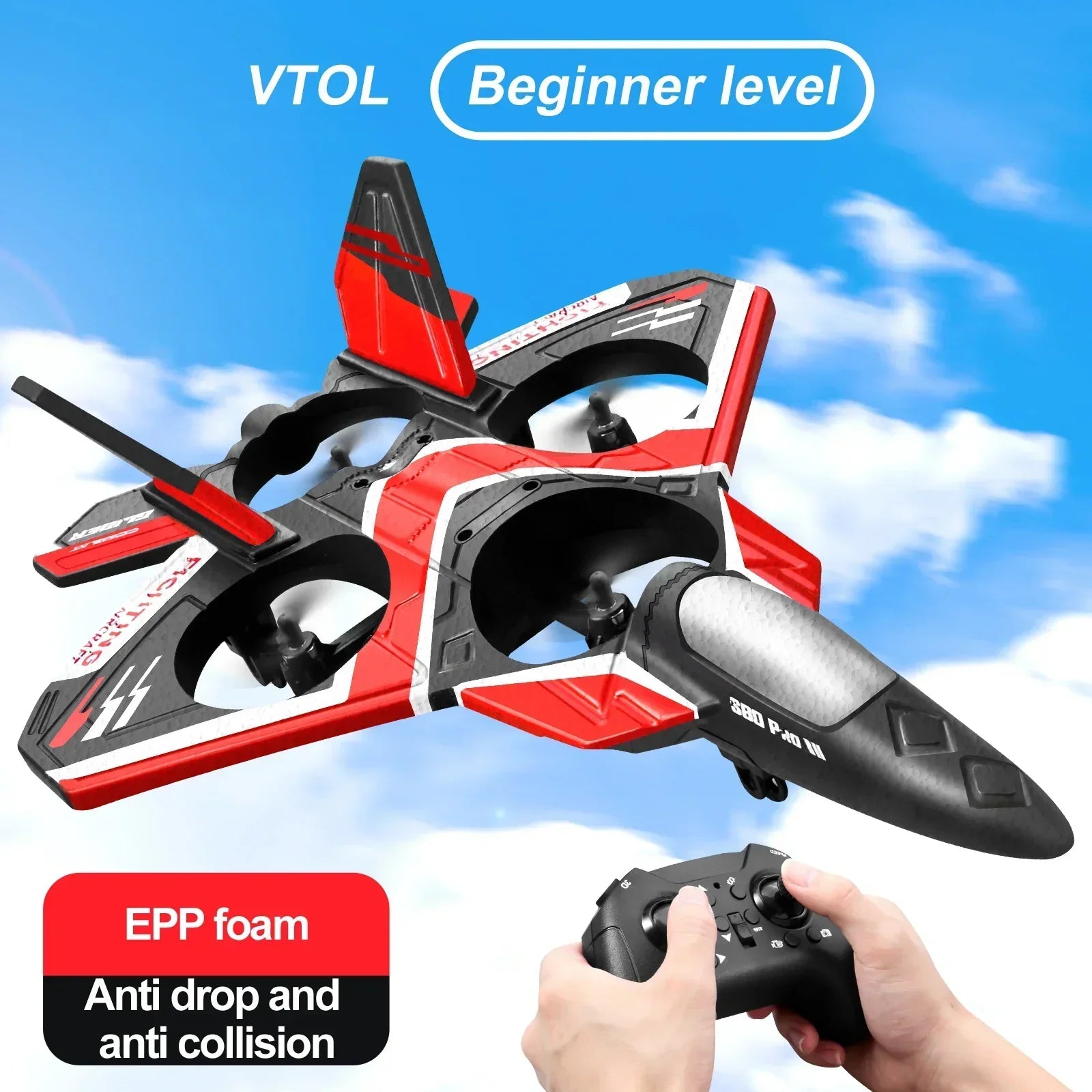 RC Foam Aircraft Plane With Led light 2.4G Radio Control Glider Remote Control Fighter Plane Glider Airplane Foam Boys Toys