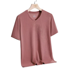 Tshirt Men Summer Breathable Short Sleeve Tops Plus Size