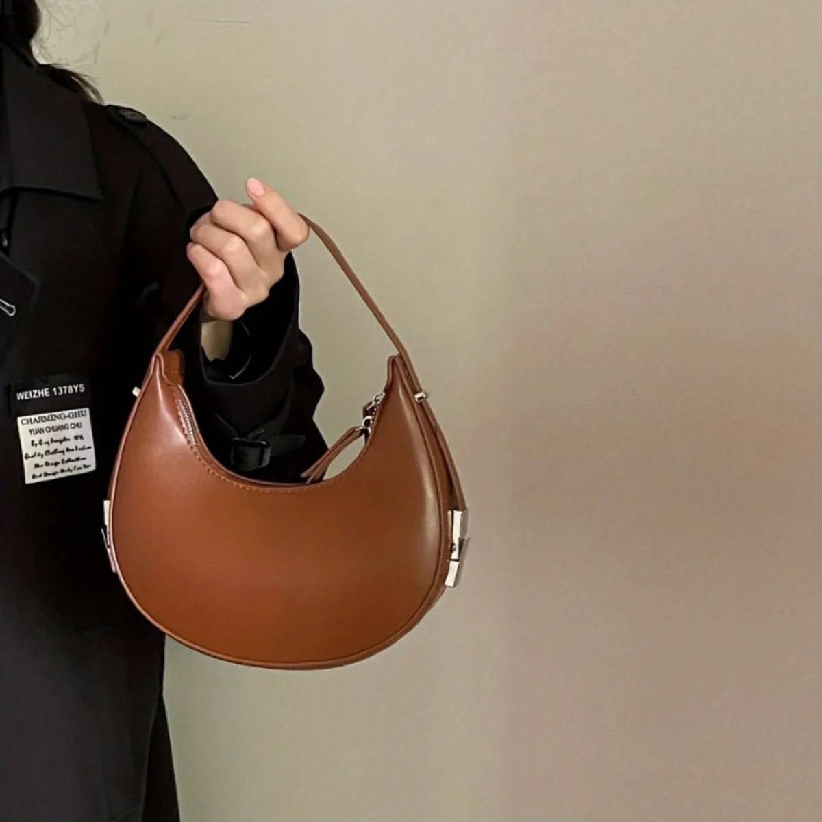 Niche Hobo Bag Women's Versatile Adjustable strap Leather Shoulder Bag
