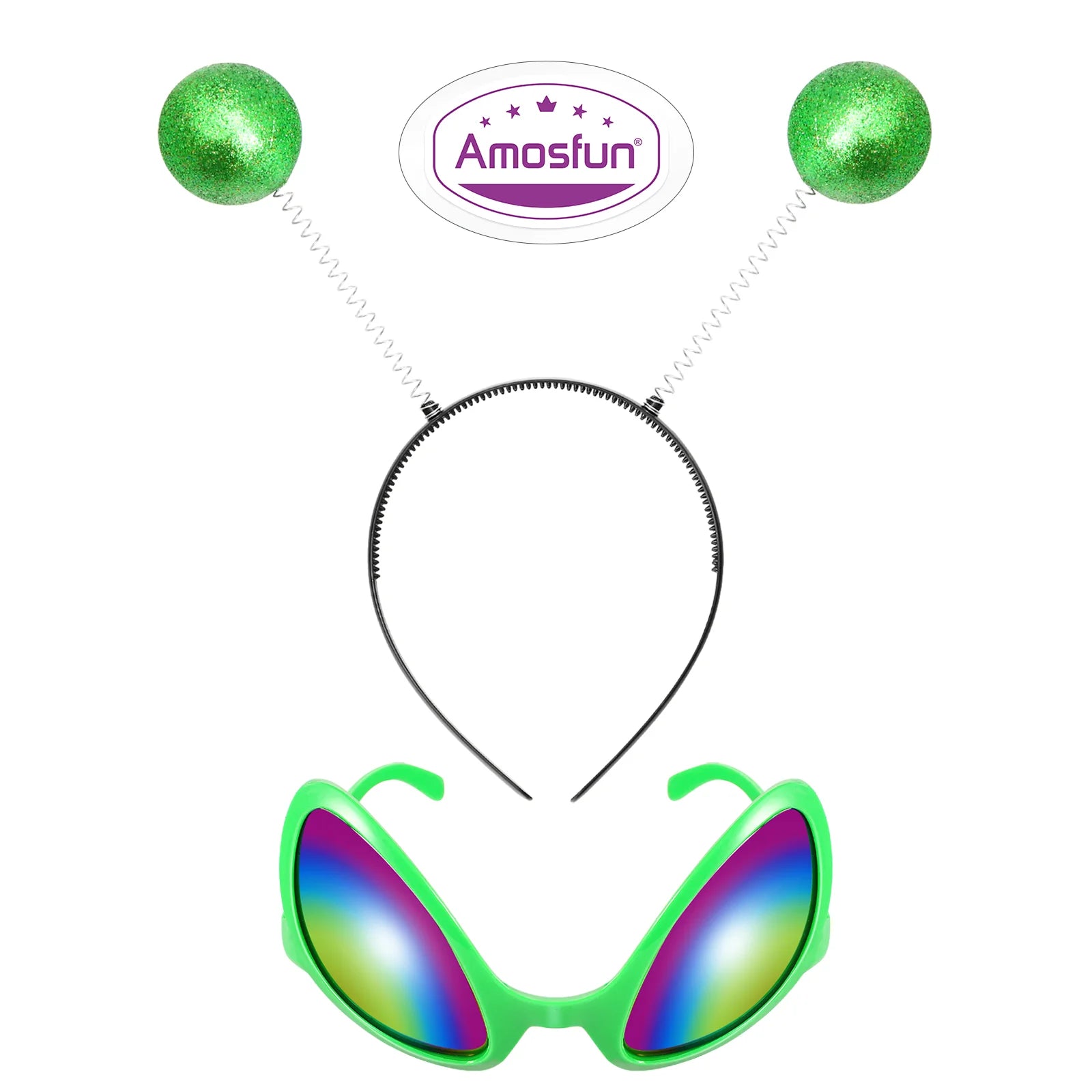 Alien Headband Costume Glassesfor Party Accessories Sunglasses Kids Space Antenna And Headbands Cosplay