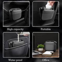 Car Trash Bin Hanging Vehicle Garbage Dust Case