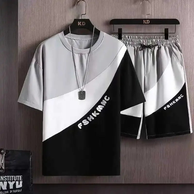 Men's Two-piece Oversize Gym Sport Short Pants