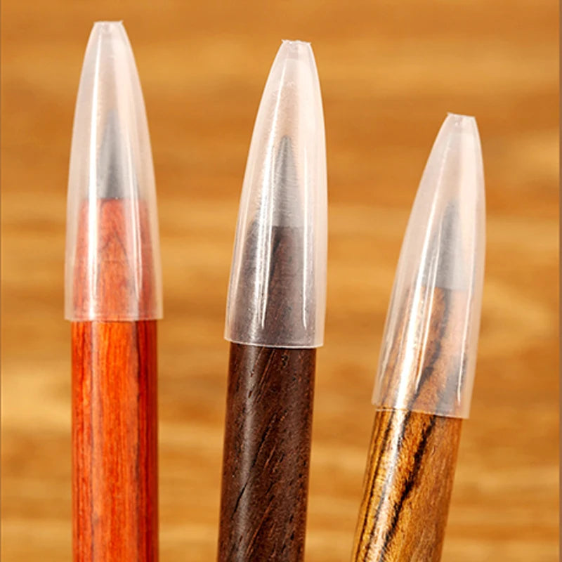 Unlimited Writing Wooden Eternal Pencil Student Art Sketch Pencil No Ink Painting Tools Replaceable Nib School Supply Stationery