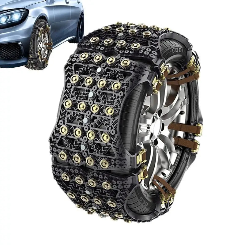 Truck Tire Chains Heavy Duty Car Anti-Skid Chain Anti-slip Tire Chain Flexible Winter Snow Mud Tire Chains