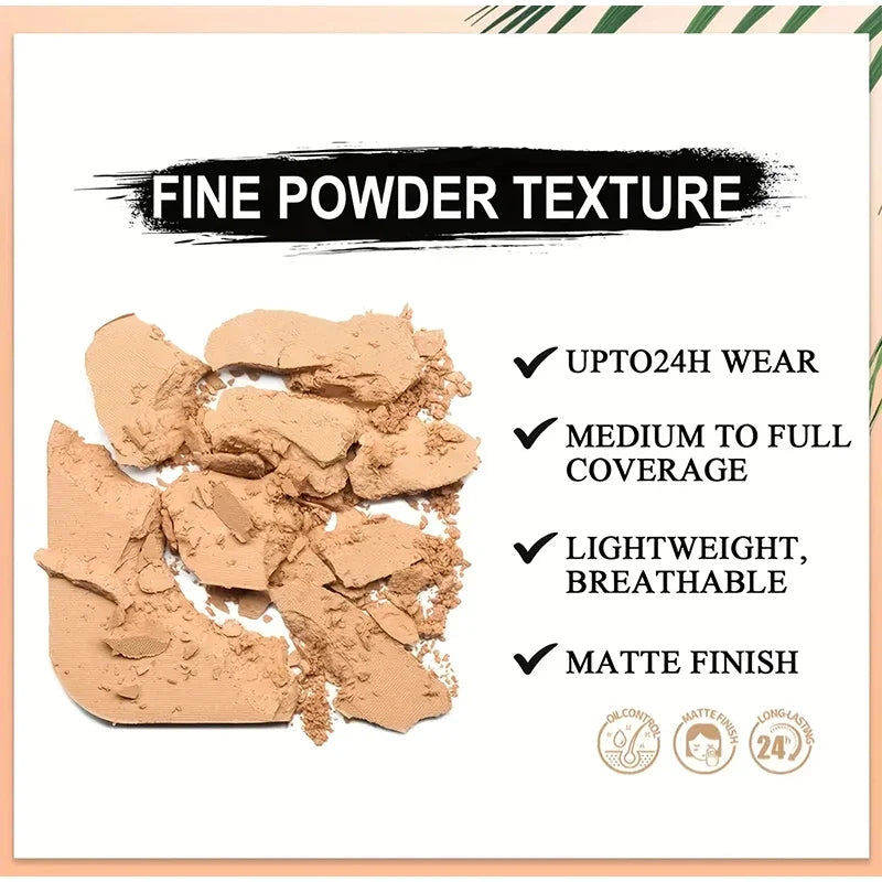 3-color Dark Powder Bronze Powder Dark Skin Foundation