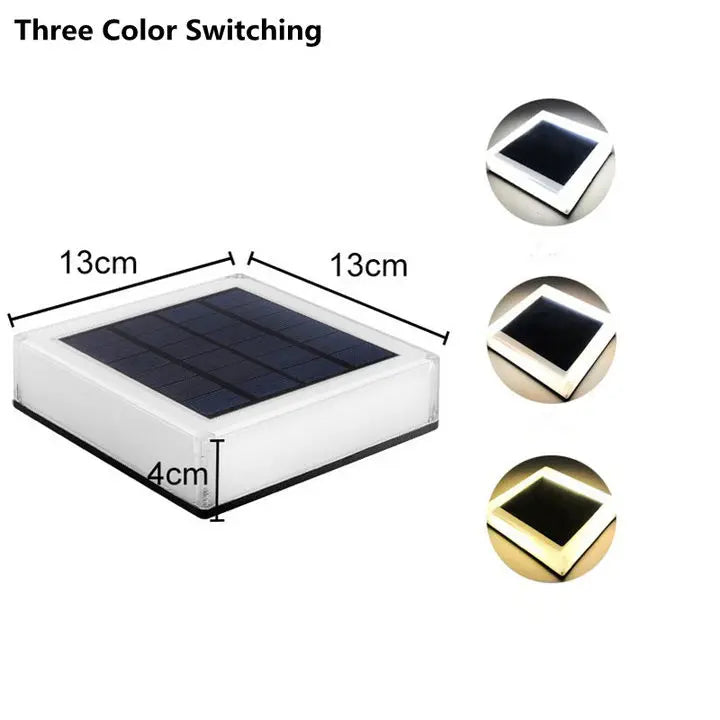 Solar Light Fence Light IP65 Outdoor Solar Lamp For Garden Decoration