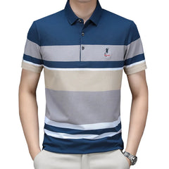 Summer New Men Polo Shirt High Quality brand cotton Short Sleeve men's polo shirt