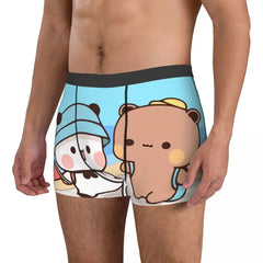 Spring Outing Men Boxer Briefs Underwear Bubu Dudu Cartoon Highly Breathable High Quality Sexy Shorts Gift Idea